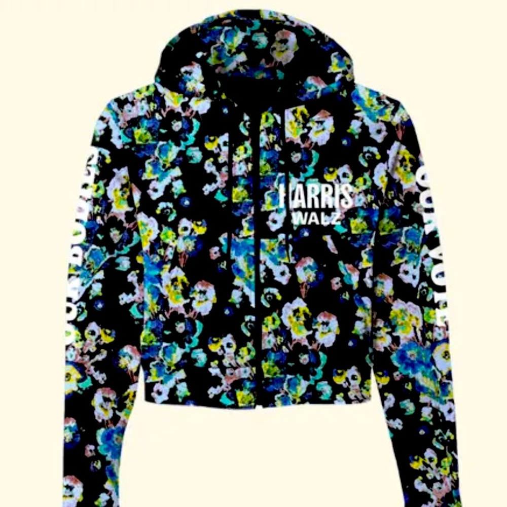 ULLA JOHNSON DESIGNERS FOR DEMOCRACY HARRIS WALZ ZIP UP HOODIE